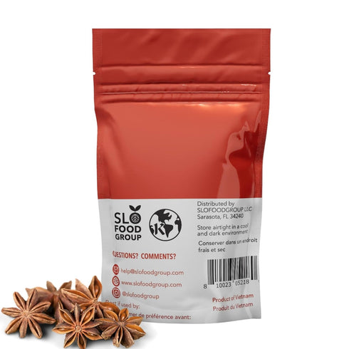 Slofoodgroup Whole Star Anise - For Cooking, Pickling and Spice Mixes - 4 Ounces...