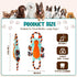 Dog Toys for Aggressive Chewers, Interactive Tug of War Dog Toy, Squeaky Dog Toys to Keep Them Busy for Small,Medium,Large Dogs...