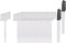 Set of 20 White Tee Garden Markers and Permanent Markers - Perfect for Your Garden This Spring...