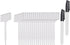 Set of 20 White Tee Garden Markers and Permanent Markers - Perfect for Your Garden This Spring...