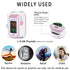 Pulse Oximeter Fingertip, Blood Oxygen Saturation Monitor with Large LED Display, Heart Rate Monitor for Adults, Fingertip Pulse Oximetr, with Lan...