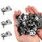 Wire Fence Clips-100 Pcs Fence Wire Clamps with 100Pcs Screws Stainless Steel Agricultural Fencing Mounting Clips Fit 12-16 Gauge Welded Wire to W...