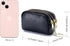 3 Zippered Genuine Leather Coin Purse Triple Capacity Change Pouch Little Travel Wallet With Key Ring for Women...