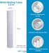 MagicWater Supply Mailing Tube - 1.5 in x 12 in - White - 6 Pack - for Shipping and Storage of Posters, Arts, Crafts, and Documents...