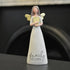 Blossom Bucket Family is Love Heart Soft Cream 6 inch Resin Stone Collectible Angel Figurine...