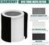 H-HF400-VP Filter Replacement, Compatible with Hunter H-HF400-VP, H-PF400 and Hunter HP400 Cylindrical Tower Air Purifier, 1 True HEPA Filter + 4 ...