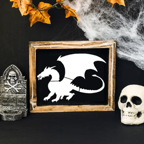 20 Pieces Dragon Stencils Template Reusable Mylar Craft Stencils for Painting on Wood Canvas Walls Decorations DIY Projects (20 dragon)...
