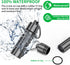 Small Pill Box,(2 Pack) Keychain Pill Holder Portable Mini Travel Pill Container Metal Case Bottle with Keyring...