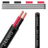 24/2 Gauge Electrical Wire 2 Conductor Extension Cable 25 Foot UL2464 Oxygen Free Stranded Tinned Copper Wire Low Voltage LED Cable for LED Lamps ...