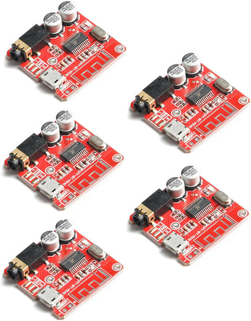 5Pcs Bluetooth Decoding Board XY-BT-Mini MP3 Bluetooth 4.1 Amplifier Module Car Speaker Power Amplifier Board Bluetooth 4.1 Circuit Board WAV+APE+...