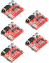 5Pcs Bluetooth Decoding Board XY-BT-Mini MP3 Bluetooth 4.1 Amplifier Module Car Speaker Power Amplifier Board Bluetooth 4.1 Circuit Board WAV+APE+...