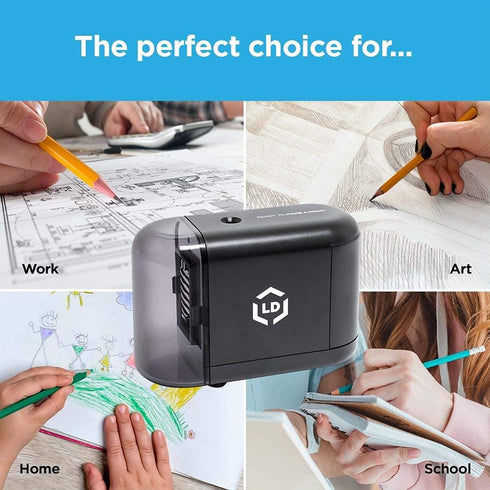LD Products Home and Office Electric Pencil Sharpener Designed for No. 2 Pencils and Colored Pencils USB Rechargeable...