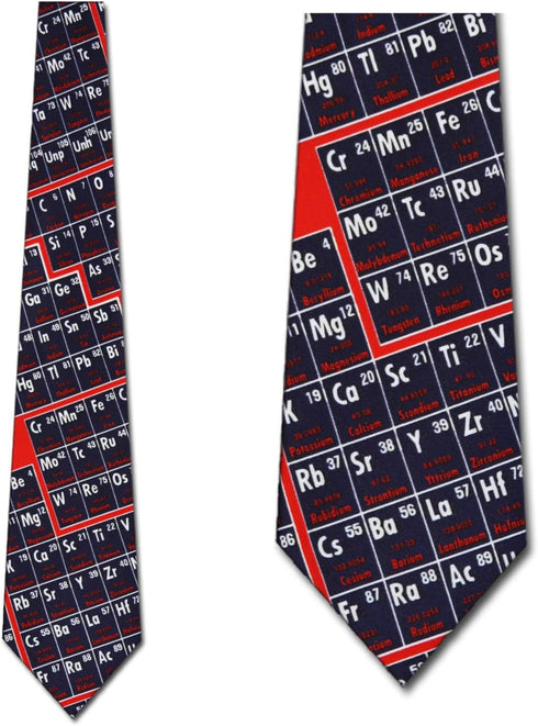 Three Rooker Periodic Table Neckties Chemistry Ties Science Tie Mens Neck tie...