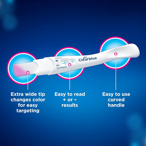 Clearblue Pregnancy Test Combo Pack, 4ct - Digital with Smart Countdown & Rapid Detection - Value Pack...