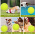 Pomeat 2 PCS Gaint Tennis Ball for Dogs, 9.5" Inflatable Large Tennis Balls Pet Chew Toy, Inflatable Rubber Non-Toxic Pet Toy Balls with Pump & Ne...