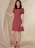 Vogue Misses' Empire Waist Dress Sewing Pattern Kit, Code V1822, Sizes 8-10-12-14-16, Multicolor...
