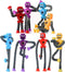 Pop Tubes Robot Toys Fidget Toy 8 Packs Telescopic Suction Cup Robotics Toys Autism Sensory Toys for Toddlers Boys Girls Party Favors (8 pcs)...