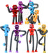 Pop Tubes Robot Toys Fidget Toy 8 Packs Telescopic Suction Cup Robotics Toys Autism Sensory Toys for Toddlers Boys Girls Party Favors (8 pcs)...