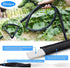 2024 Flat Soaker Hose 15 ft with Stake for Garden, Linkable Drip Hose Diy Automates Garden Irrigation System Saving 81% Water, Dual-layer Leak-fre...