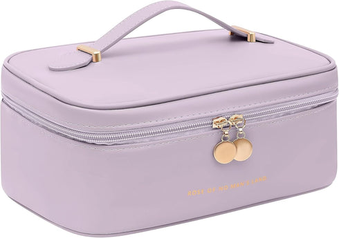 Portable Women Makeup Bag,Travel Toiletry Bag,Skincare Cosmetic Bag,Toiletries Organizer Storage Bag...