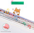 250pcs Coloured Large Paper Clips with Plastic Box Plastic Coated Metal Paper Clips for Office Stationery...