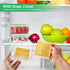 4 Pack Sliced Cheese Container for Fridge, Butter Block Cheese slicer Holder with Lids, Airtight Plastic Storage Box for Keeps Deli Cheese Fresh L...
