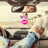 Car Air Fresheners Pink Car Interior Accessories Cute Car Air Fresheners Hanging 9Pcs Car Mirror Accessories Different Scents Vanilla New Car Blac...