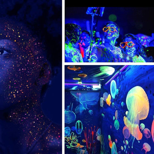 Glow in The Dark Powder 12 Colors Epoxy Resin Dye Luminous Pigment Powder Safe Long Lasting for Fine Art, DIY Nail Art, Epoxy Resin Colorant, DIY ...