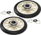 Ultra Durable 349241T Dryer Rear Drum Support Roller Kit Replacement Part by BlueStars - Exact Fit for Kenmore & Whirlpool Dryers - Replaces 26000349241, 337089, 3389901, 3397588