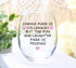 Chance Made Us Colleagues - Best Coworker BFF Gift - Perfect For Work Bestie Friend - Leaving or Going Away Present for Men and Women - 15 oz Stem...