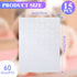 15 Sets 7.9 x 5.9 Inch Blank Sublimation Puzzle 60 Pieces of Each Set, Heat Transfer Printing Puzzle DIY Blank Jigsaw Puzzle White Transfer Puzzle...