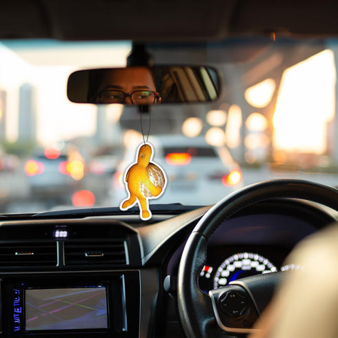 Pounchi Funny Meme Car Air Freshener Cards (8 Pack Refreshing Ice Scent) Funny Accessories for Car Interior Hanging Gift Rearview Pendant Supplies...