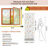 Coavas Privacy Window Film Non-Adhesive Translucent Bird Window Film Decorative Glass Film Static Cling Film Bird Windows Stickers for Home Office...