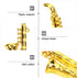 Kisangel Toy Trumpet 10pcs Miniature Saxophone Ornament Mini Plastic Musical Instrument for Mini Music Room(Saxophone) Toy Saxophone...