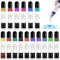 YRYM HT Candle Dye - 16 Popular Vibrant Colors Candle Making Liquid Oil-Based Dye for Wax - Safe and Natural (16 Bottle)...