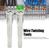 Fafeicy 2Pcs Wire Twisting Tools, 5 Holes Electrical Quick Paralleling Cable Connector, Stainless Steel Galvanized Material, for Electrician Maint...
