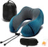 Memory Foam Neck Pillow with 360-Degree Head Support Lightweight Comfortable Travel Airplane Pillow with Storage Bag for Sleeping, Traveling,Car, ...
