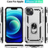 Military Grade Drop Impact for iPhone 14 Plus Case 360 Metal Rotating Ring Kickstand Holder Armor Heavy Duty Shockproof Case for iPhone 14 Plus Ph...