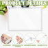 12 Pieces Clear Zipper Pouches, PVC Zipper Storage Bags, Folder Storage Pouches, Waterproof Document Pouch for School Office (White,10 x 8 x 0.2 I...