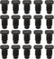 20pcs Irrigation End Cap Tubing Drip Plug Fittings: 3/8 Soaker Hose ID Barbed Parts for Line Goof Connector Garden System, Bore Capillary Tube Sea...