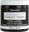 DecoArt Americana Chalky Finish Paint 8oz, Carbon,Gray...