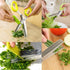Herbal Scissors Stainless Steel 5 Blade Kitchen Scissors Mince Fresh Herbs & Leafy Greens Kitchen Gadgets Herb Cutter whit Cleaning Comb (Green)...