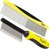 Metal Dog Comb for Matted Hair & Detangler Combs Set - Remove Tangles & Matted Fur - Easy Safe Cat & Dog Combs for Grooming Doodles...