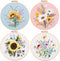 Highkick Embroidery Kit for Beginner,Embroidery Kit for Adults, All in one, Wild Flower, 4 Pack......