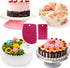 Cake Scraper Smoother Tool Set, DaKuan 12 pcs Cake Smoothing Cutter Plate Tool Combo, Cake Icing Scrapper Cake Edge Decorating Tool....
