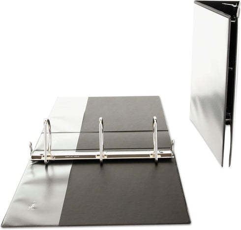 Universal 20995 Slant-Ring Economy View Binder, 4-Inch Capacity, Black...