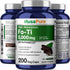 NusaPure Fo-Ti 5000mg per Veggie Caps, 200 Count, He-Shou-Wu Root, Traditional Herb, Non-GMO, Vegan, Bioperine...