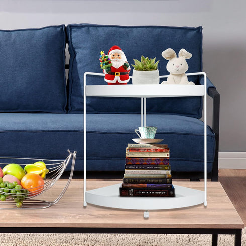 2 Tier Corner Shelf Rack Kitchen Counter Cabinet Bathroom Organizer Makeup Cosmetic countertop Organization and Storage Under Sink Organizers Perf...