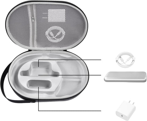 Hard Carrying Case for Vision Pro, Suitable for Travel and Home Storage, Portable Protection Accessories for Vision Pro,Waterproof Shockproof Port...