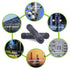 Waterproof RJ45 Coupler IP67 CAT6 Waterproof RJ45 Connector POE Outdoor Ethernet Connector 2 Pack...